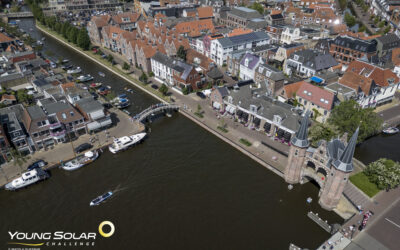 Zon, spanning en spektakel tijdens de eerste Young Solar Challenge-race in Sneek